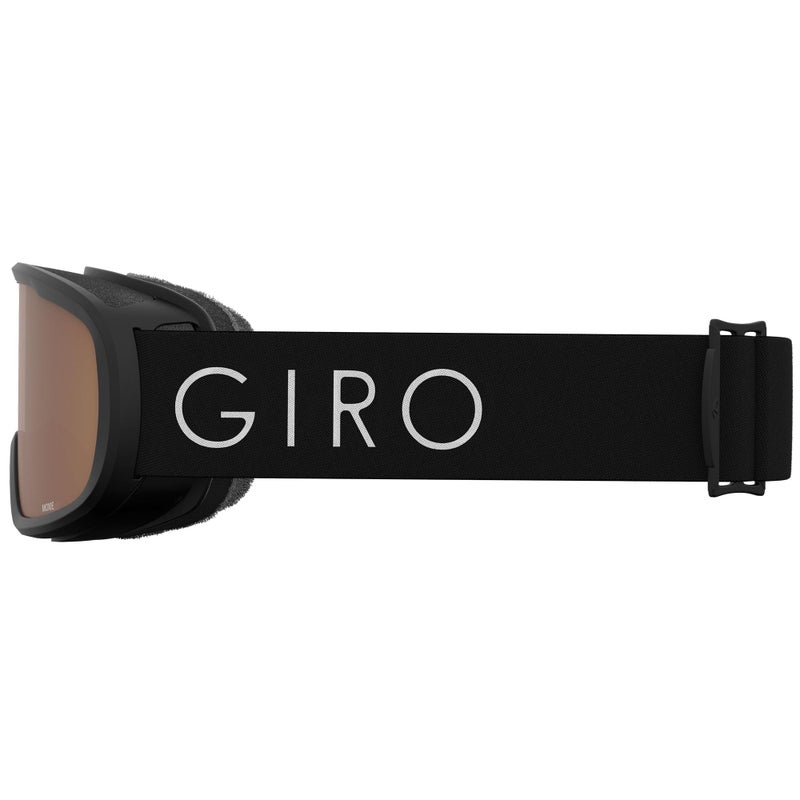 GIRO نظارات التزلج والتزلج على الجليد للنساء والشباب من جيرو - حزام أسود خفيف مع عدسات ذهبية/صفراء - Image 2